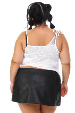 Disco White Lace Criss-Cross Layer Top -TUNNEL Vision Outlet 256A5523 0d29d41f 57c9 486d 91d5 3e50b87488d0