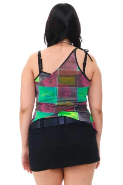 Disco Grid Print Criss-Cross Layer Top -TUNNEL Vision Outlet 256A5873 1fe1e763 1617 45db 9415 545842e8af6b