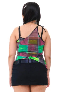 Disco Grid Print Criss-Cross Layer Top -TUNNEL Vision Outlet 256A5874 9d77edb3 5418 43bd b3bf ee12da7583d8