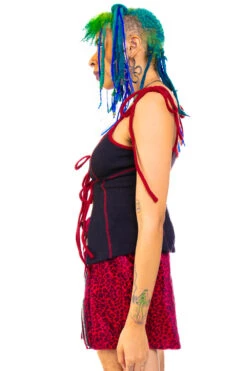 Black Thermal Tabby Tie Top 32 Black Thermal Tabby Tie Top -TUNNEL Vision Outlet 256A5969 4e85db7d 29e5 4326 8837 0183e46b0f29