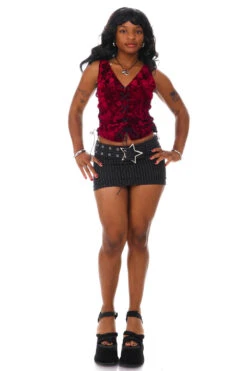 Evie Burgundy Velvet Lace-Up Top 37 Evie Burgundy Velvet Lace-Up Top -TUNNEL Vision Outlet 256A5989 ad8ff79b 9694 474a ab90 a927efba1abc