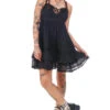 Baby Dolly Black Mini Dress 2 Baby Dolly Black Mini Dress -TUNNEL Vision Outlet 256A6005