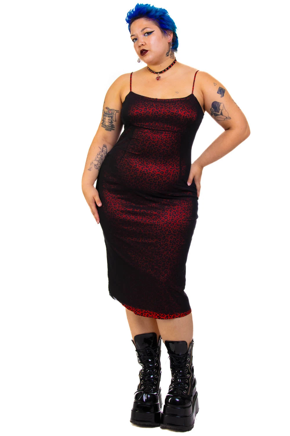 Red Cheetah Cameron Dress 9 Red Cheetah Cameron Dress - Image 7