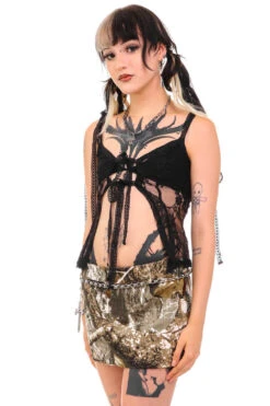 Black Lace Tabby Top -TUNNEL Vision Outlet 256A6861 3118a9da dc2b 4b76 bbd7 da9ac689c481