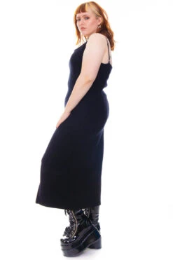 Black Zip-Down Rib Knit Maxi Dress 36 Black Zip-Down Rib Knit Maxi Dress -TUNNEL Vision Outlet 256A8110 b3705c30 b92d 41dd 867c aed1cd7c20f7