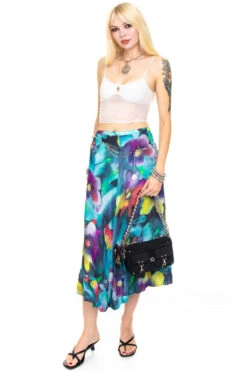 Vintage Y2K Trippy Painted Flower Maxi Skirt - S 11 Vintage Y2K Trippy Painted Flower Maxi Skirt - S -TUNNEL Vision Outlet 256A8140 23186922 3180 4fd1 8779 495c401b3966