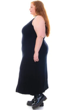 Black Zip-Down Rib Knit Maxi Dress 31 Black Zip-Down Rib Knit Maxi Dress -TUNNEL Vision Outlet 256A8155 5d671441 0d3a 42b9 bf3b d9c7538de6a9