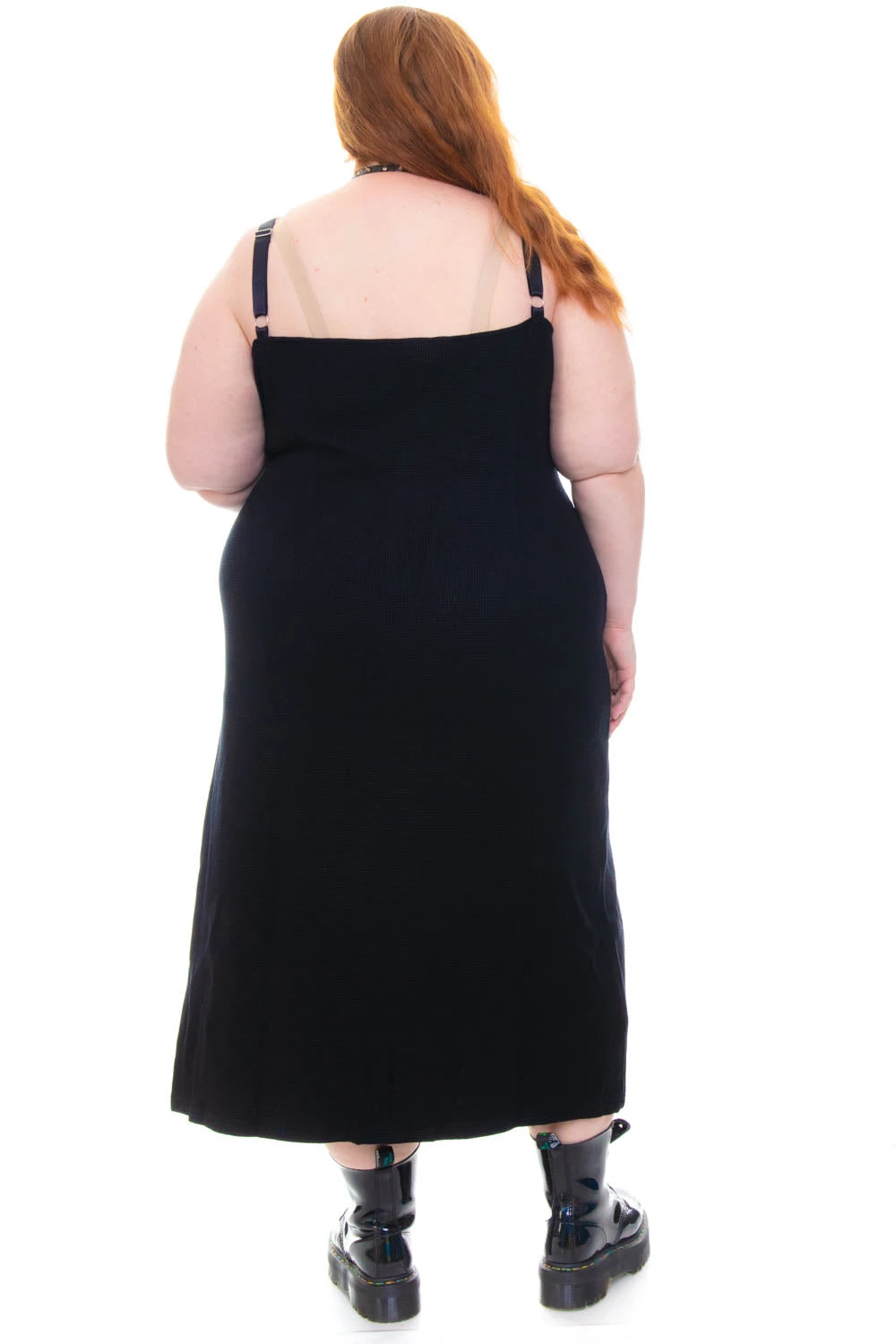 Black Zip-Down Rib Knit Maxi Dress 13 Black Zip-Down Rib Knit Maxi Dress - Image 11