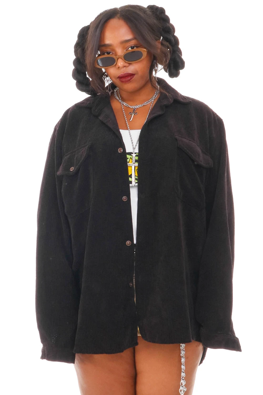 Vintage Classics - Plain Long-Sleeve Button-Up Shirts 20 Vintage Classics - Plain Long-Sleeve Button-Up Shirts - Image 18