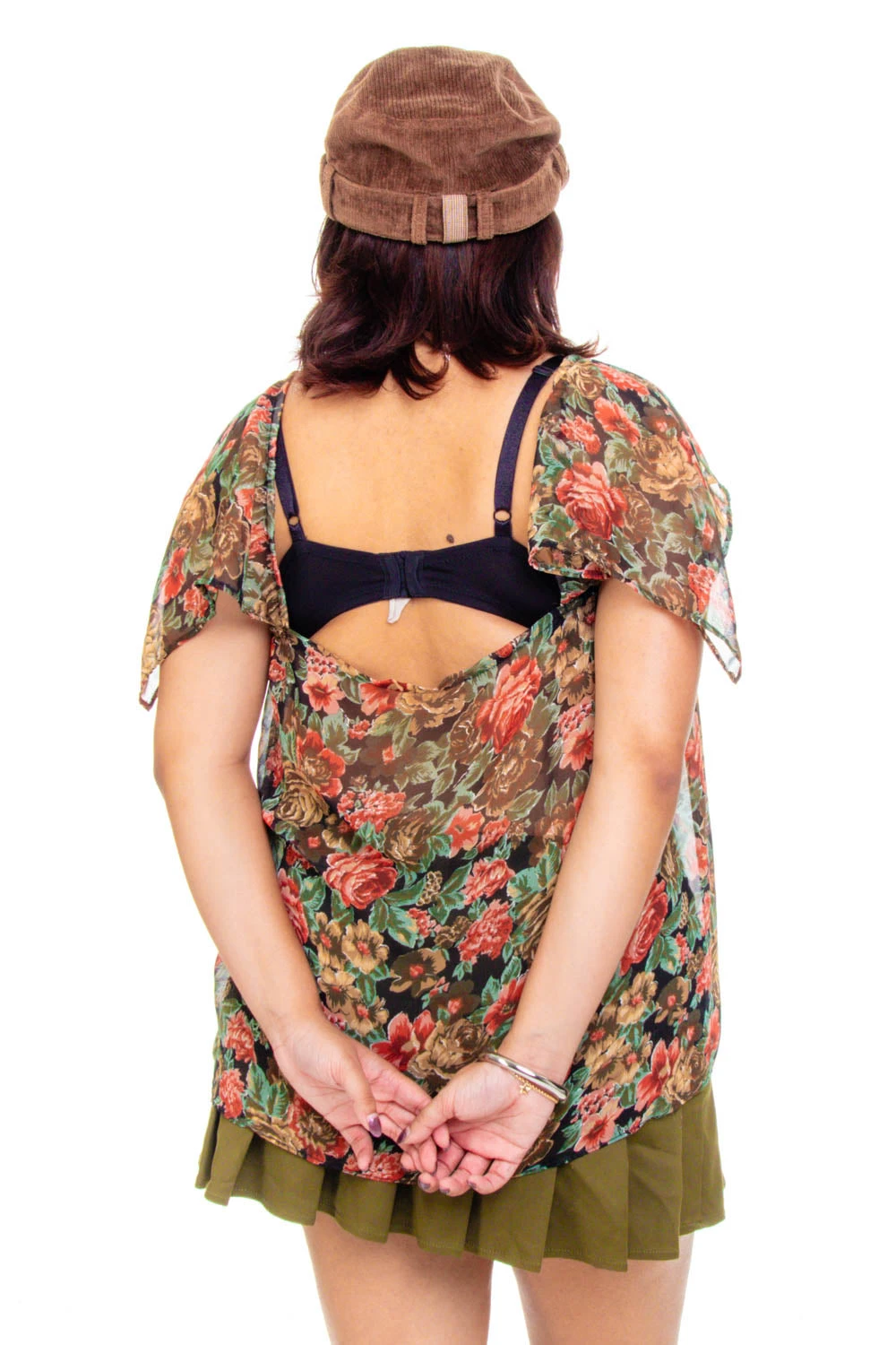 Vintage 90's Floral Tank Sheer Blouse - OSFM 9 Vintage 90's Floral Tank Sheer Blouse - OSFM - Image 7