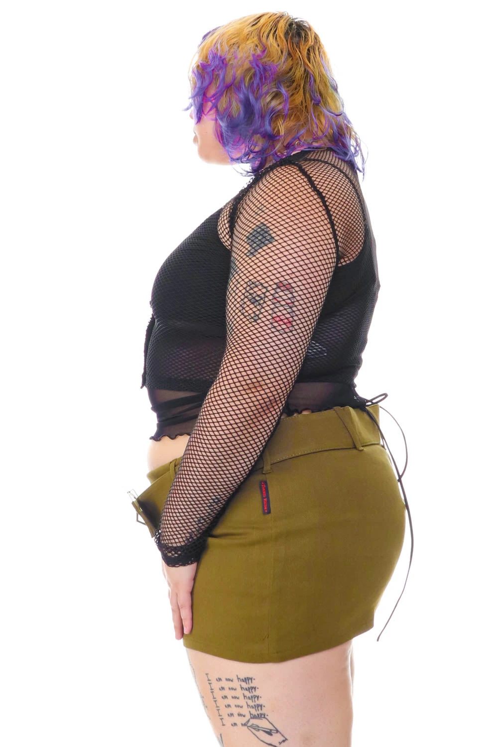 Bryce Black Fishnet Cropped Cardi 14 Bryce Black Fishnet Cropped Cardi - Image 12