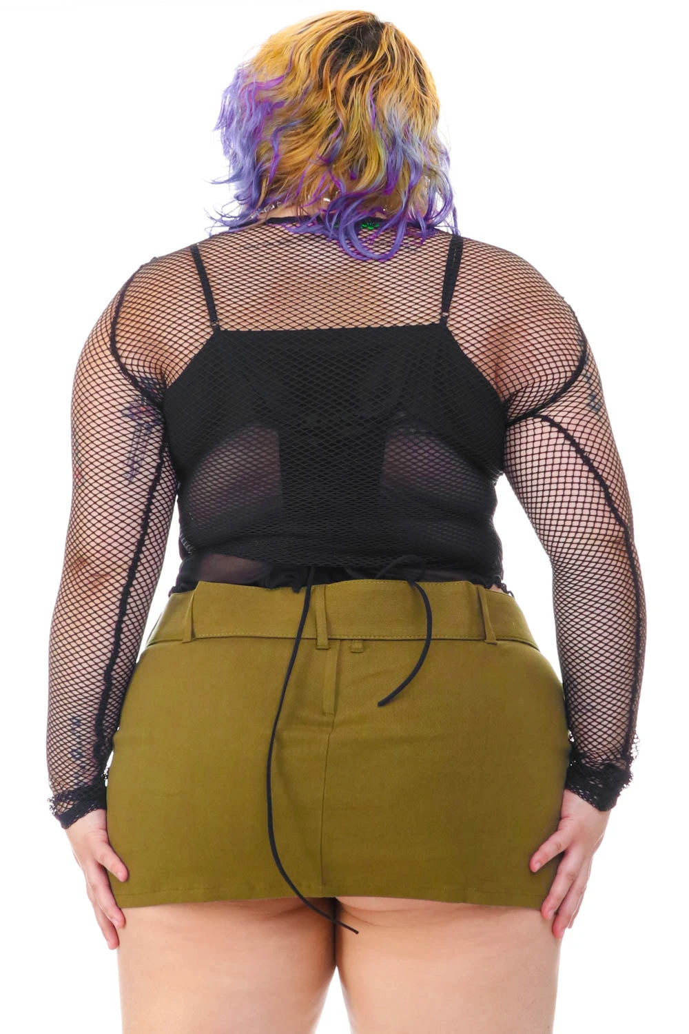 Bryce Black Fishnet Cropped Cardi 15 Bryce Black Fishnet Cropped Cardi - Image 13