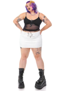 Amber White Stretch Mini Skort 33 Amber White Stretch Mini Skort -TUNNEL Vision Outlet 256A8496 b7dc041f d350 4b96 b273 9fe0d1aef24b