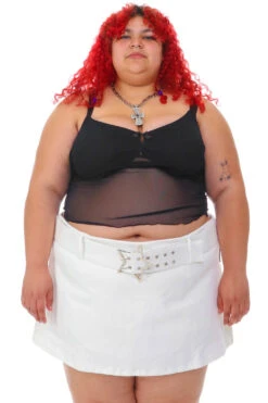 Amber White Stretch Mini Skort 39 Amber White Stretch Mini Skort -TUNNEL Vision Outlet 256A8534 aafba51d e806 4952 91c0 09c0255845b1