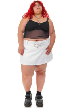 Amber White Stretch Mini Skort 40 Amber White Stretch Mini Skort -TUNNEL Vision Outlet 256A8535 dc2aad9c 5c5b 4091 b2bf b8243b12264c