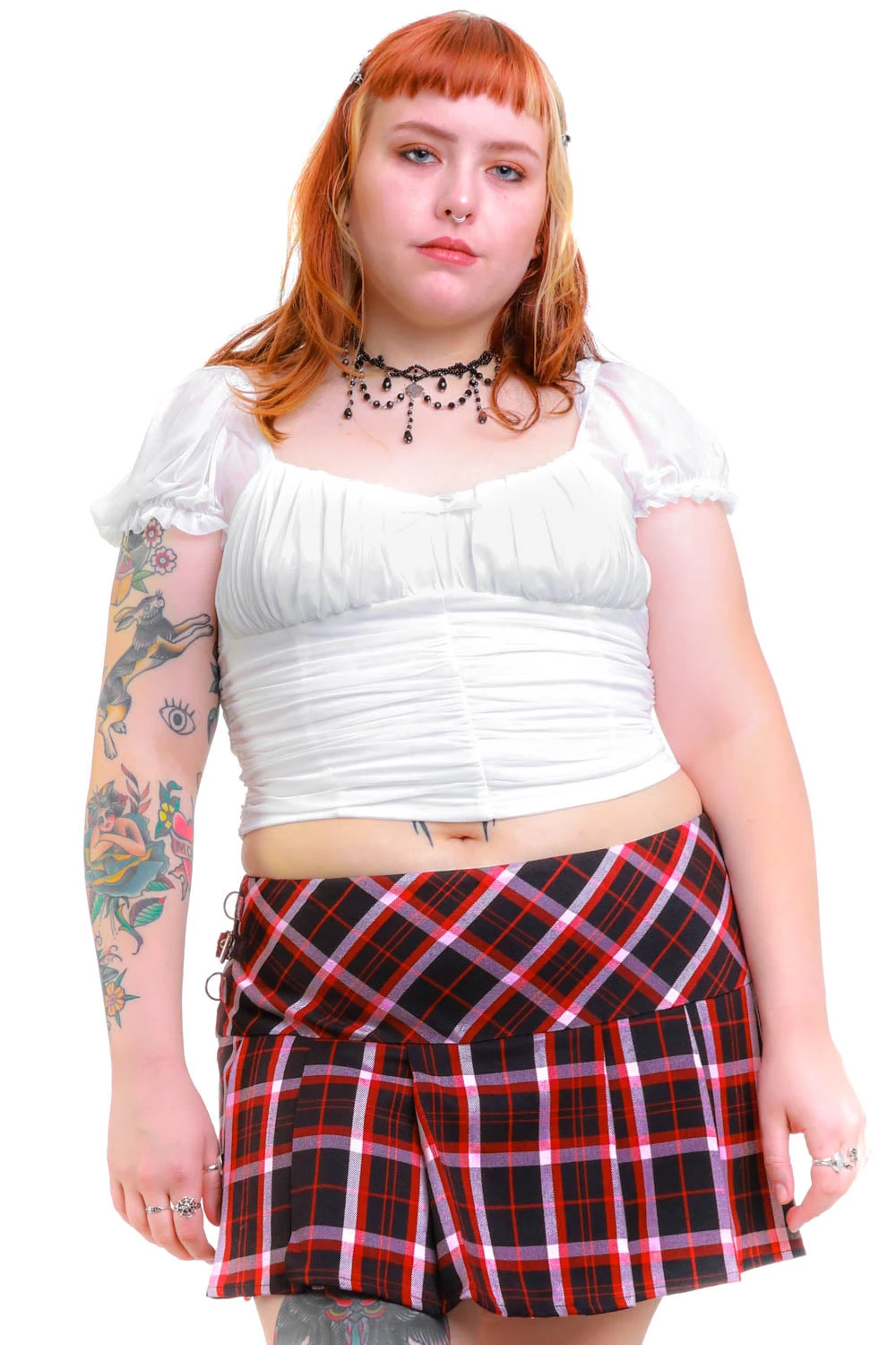 Serafina White Puff-Sleeve Top 13 Serafina White Puff-Sleeve Top - Image 11