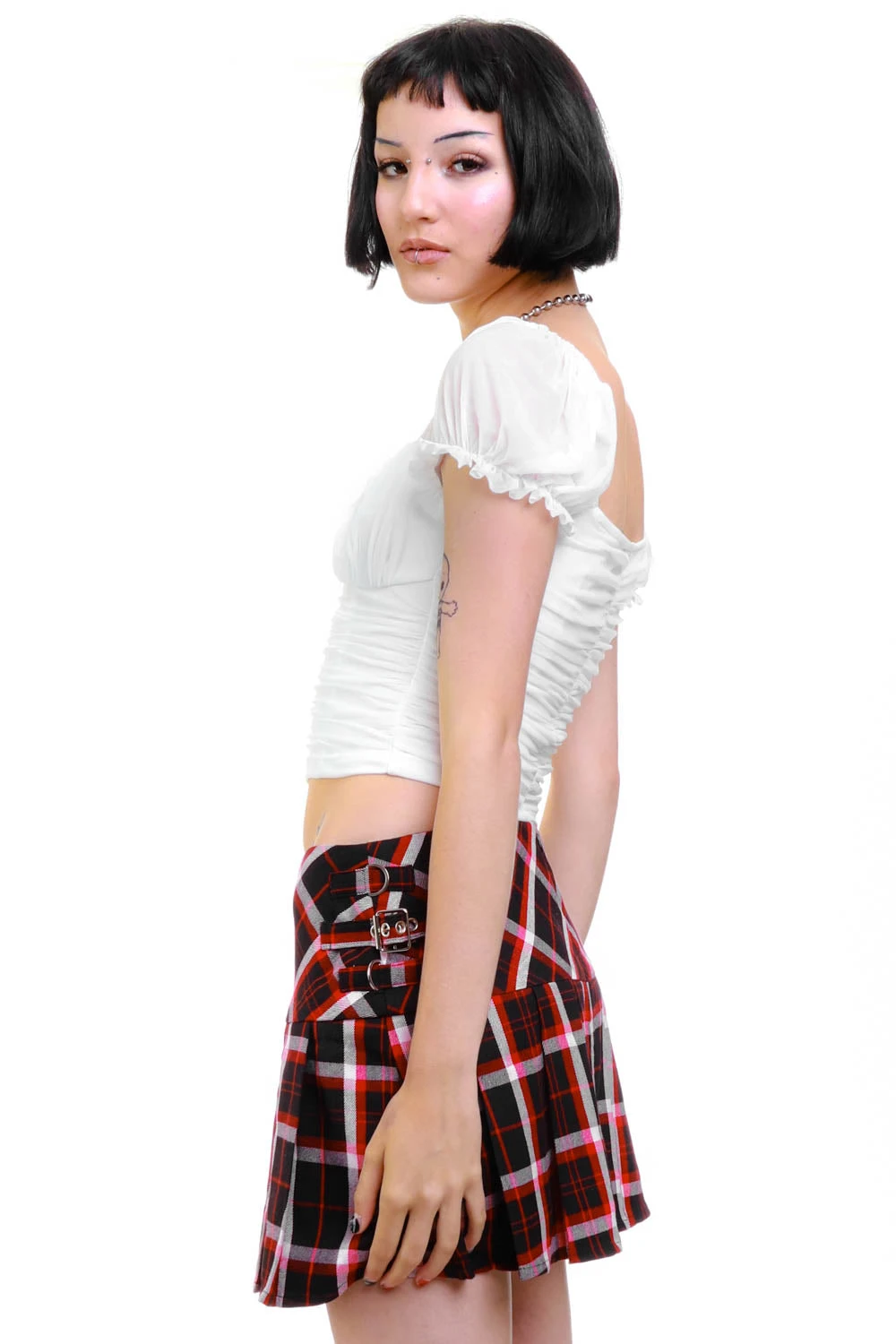 Serafina White Puff-Sleeve Top 11 Serafina White Puff-Sleeve Top - Image 9