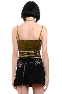 Ria Sage Velvet Lace-Up Top -TUNNEL Vision Outlet 256A8955 bec9869e 034a 4b57 a6c0 a66e969e9d0e