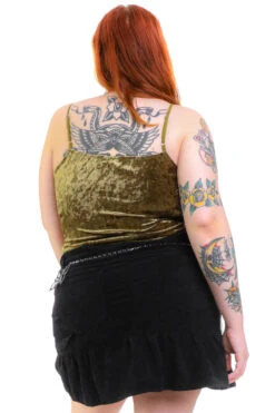 Ria Sage Velvet Lace-Up Top -TUNNEL Vision Outlet 256A8985 f2ee2e06 0135 433d a3f5 b4666c8e35ab