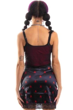 Kiki Heart Crossbones Lace-Trim Mini Skirt 33 Kiki Heart Crossbones Lace-Trim Mini Skirt -TUNNEL Vision Outlet 256A9167