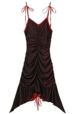 PRE-ORDER: Courtney Black & Red Mesh Fairy Dress 15 PRE-ORDER: Courtney Black & Red Mesh Fairy Dress -TUNNEL Vision Outlet 611A1826