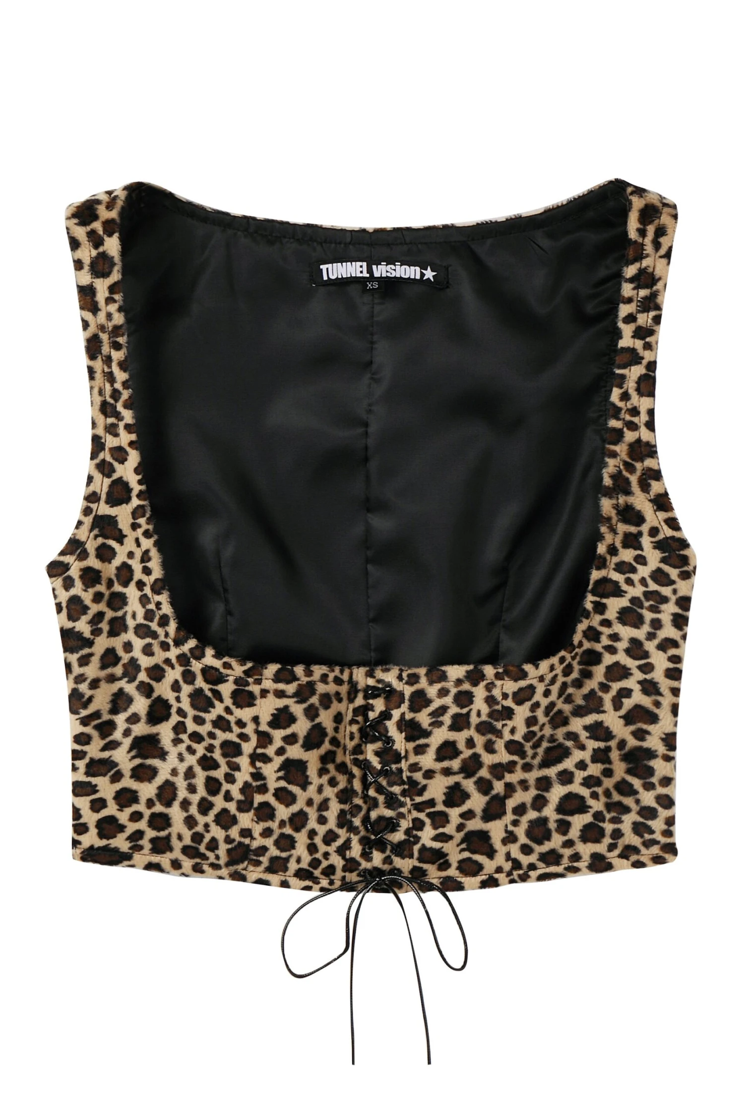 PRE-ORDER: Ren Faire Fuzzy Leopard Print Vest 3 PRE-ORDER: Ren Faire Fuzzy Leopard Print Vest