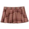 PRE-ORDER: Peekaboo Plaid Grommet Mini Skirt 1 PRE-ORDER: Peekaboo Plaid Grommet Mini Skirt -TUNNEL Vision Outlet 611A1852