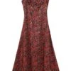 PRE-ORDER: Cora Rose & Thorn Printed Empire Waist Maxi Dress -TUNNEL Vision Outlet 611A1854