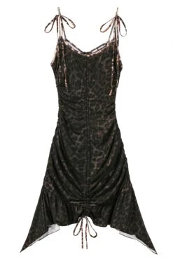 PRE-ORDER: Courtney Leopard Mesh Fairy Dress