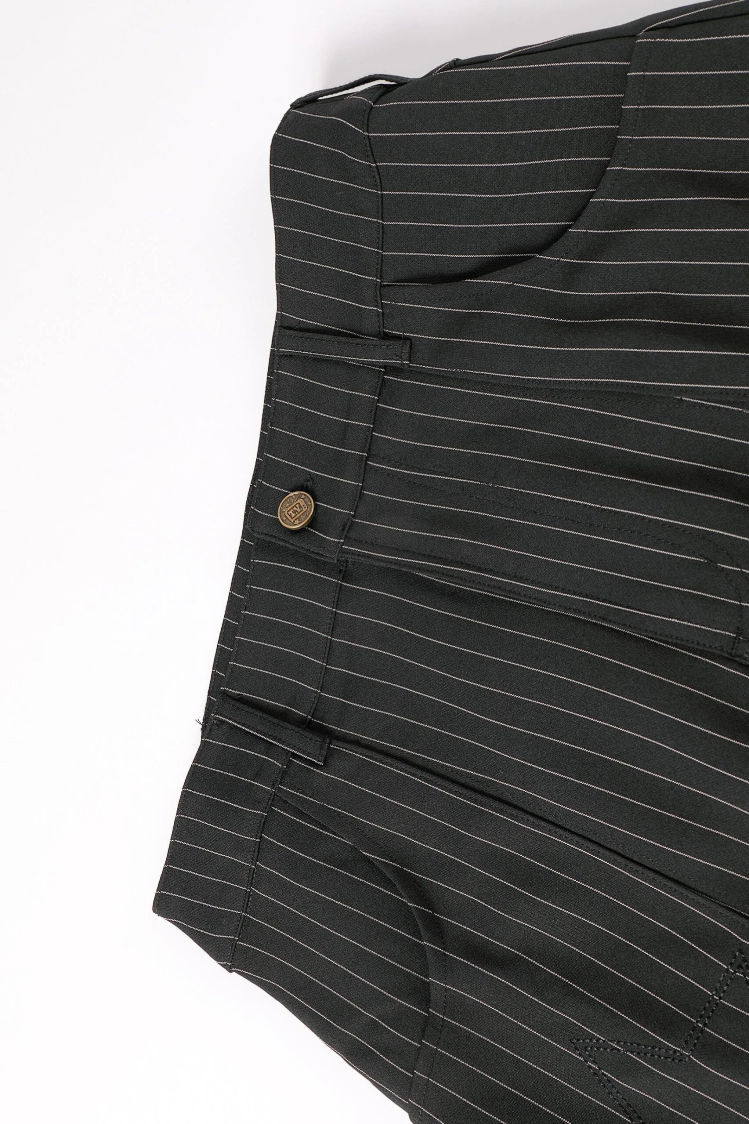 PRE-ORDER: Rave Pinstripe Maxi Skirt 5 PRE-ORDER: Rave Pinstripe Maxi Skirt - Image 3