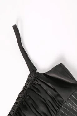 PRE-ORDER: Cora Pinstripe Empire Waist Maxi Dress 16 PRE-ORDER: Cora Pinstripe Empire Waist Maxi Dress -TUNNEL Vision Outlet 611A1910