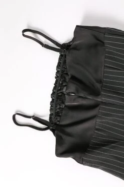 PRE-ORDER: Cora Pinstripe Empire Waist Maxi Dress 21 PRE-ORDER: Cora Pinstripe Empire Waist Maxi Dress -TUNNEL Vision Outlet 611A1916