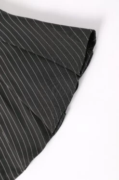 Peekaboo Pinstripe Grommet Mini Skirt -TUNNEL Vision Outlet 611A1951