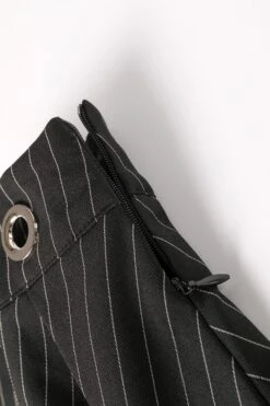 Peekaboo Pinstripe Grommet Mini Skirt -TUNNEL Vision Outlet 611A1952