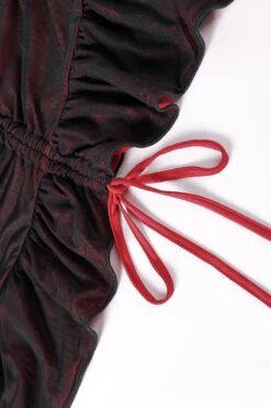 PRE-ORDER: Courtney Black & Red Mesh Fairy Dress 23 PRE-ORDER: Courtney Black & Red Mesh Fairy Dress -TUNNEL Vision Outlet 611A1985