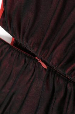 PRE-ORDER: Courtney Black & Red Mesh Fairy Dress 16 PRE-ORDER: Courtney Black & Red Mesh Fairy Dress -TUNNEL Vision Outlet 611A1990