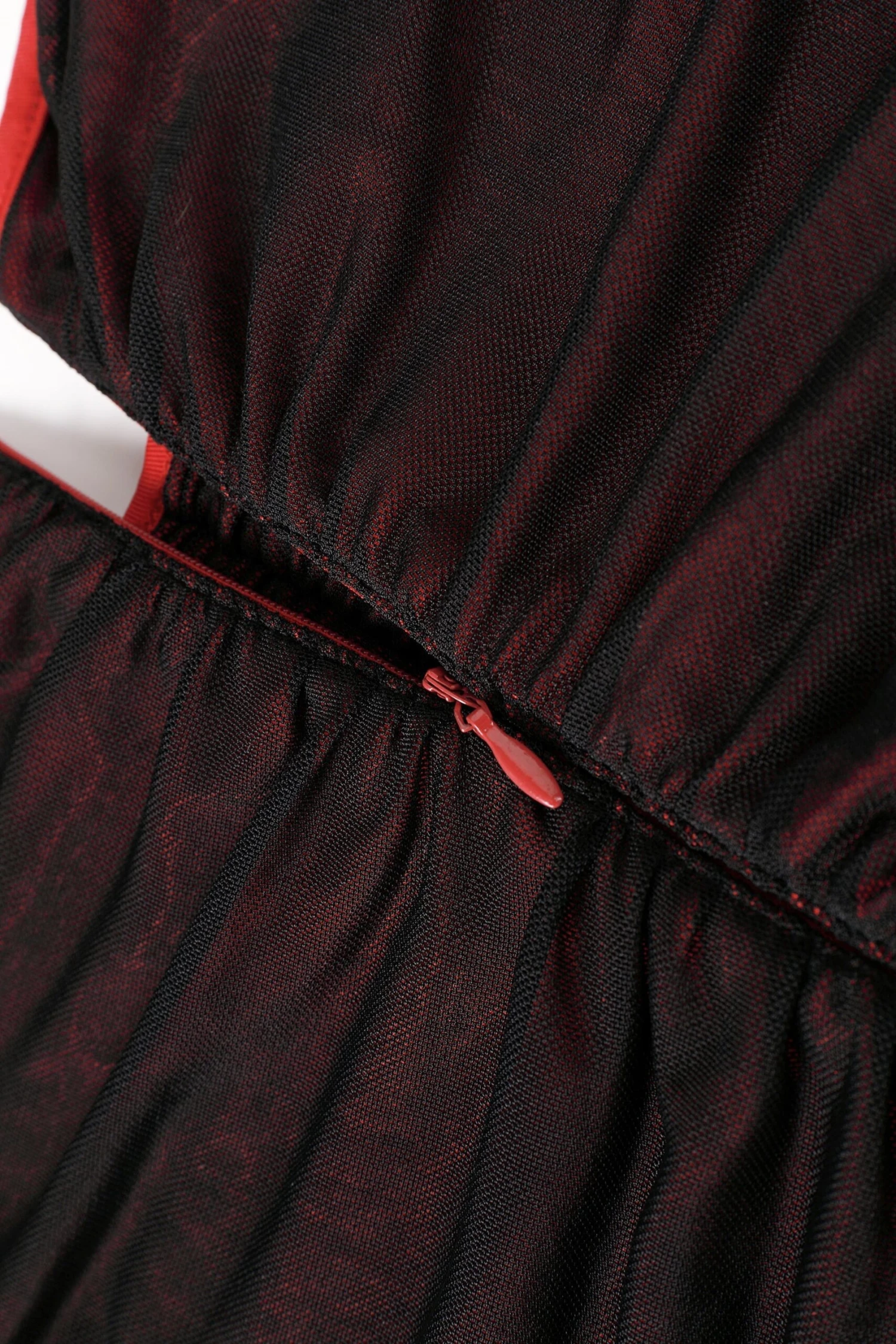 PRE-ORDER: Courtney Black & Red Mesh Fairy Dress 5 PRE-ORDER: Courtney Black & Red Mesh Fairy Dress - Image 3