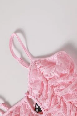 PRE-ORDER: Fairy Tale Pink Lace Top 14 PRE-ORDER: Fairy Tale Pink Lace Top -TUNNEL Vision Outlet 611A2040