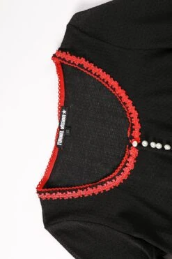 PRE-ORDER: Doll Face Black Pointelle Babydoll Top -TUNNEL Vision Outlet 611A2047