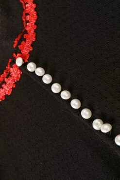 PRE-ORDER: Doll Face Black Pointelle Babydoll Top -TUNNEL Vision Outlet 611A2049