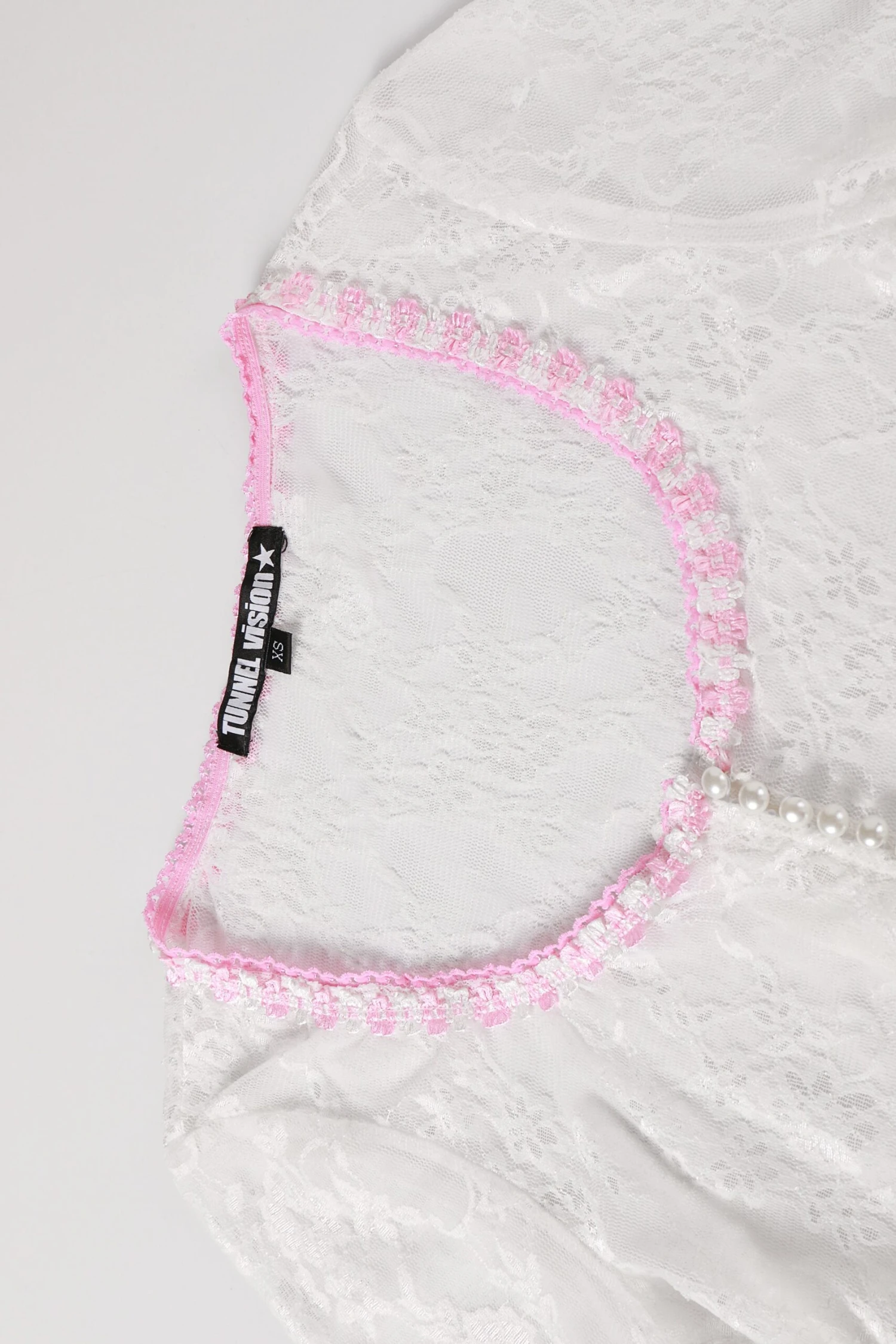 PRE-ORDER: Doll Face White Lace Babydoll Top 6 PRE-ORDER: Doll Face White Lace Babydoll Top - Image 4