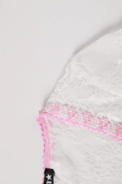 PRE-ORDER: Doll Face White Lace Babydoll Top 16 PRE-ORDER: Doll Face White Lace Babydoll Top -TUNNEL Vision Outlet 611A2055