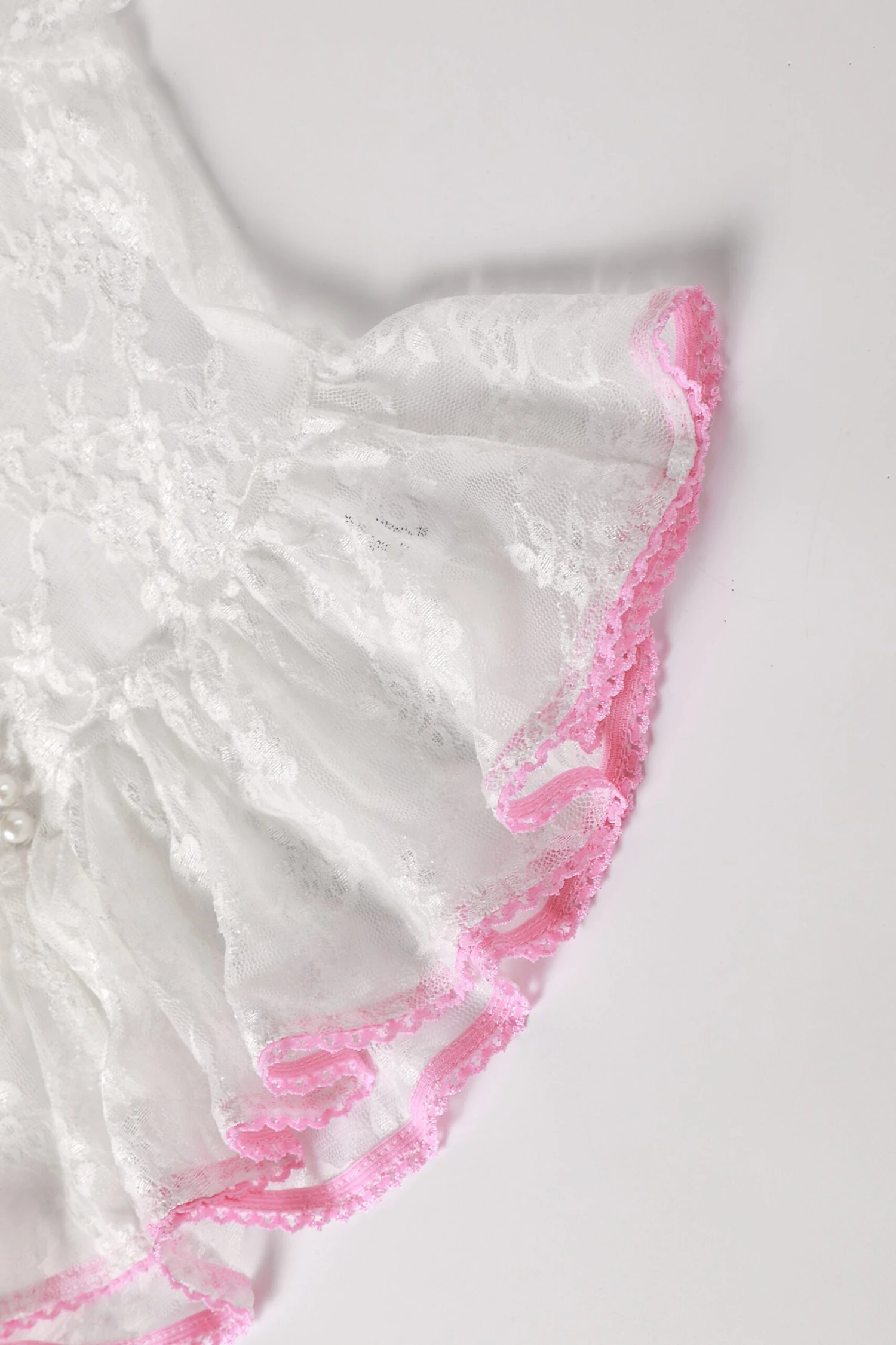 PRE-ORDER: Doll Face White Lace Babydoll Top 9 PRE-ORDER: Doll Face White Lace Babydoll Top - Image 7