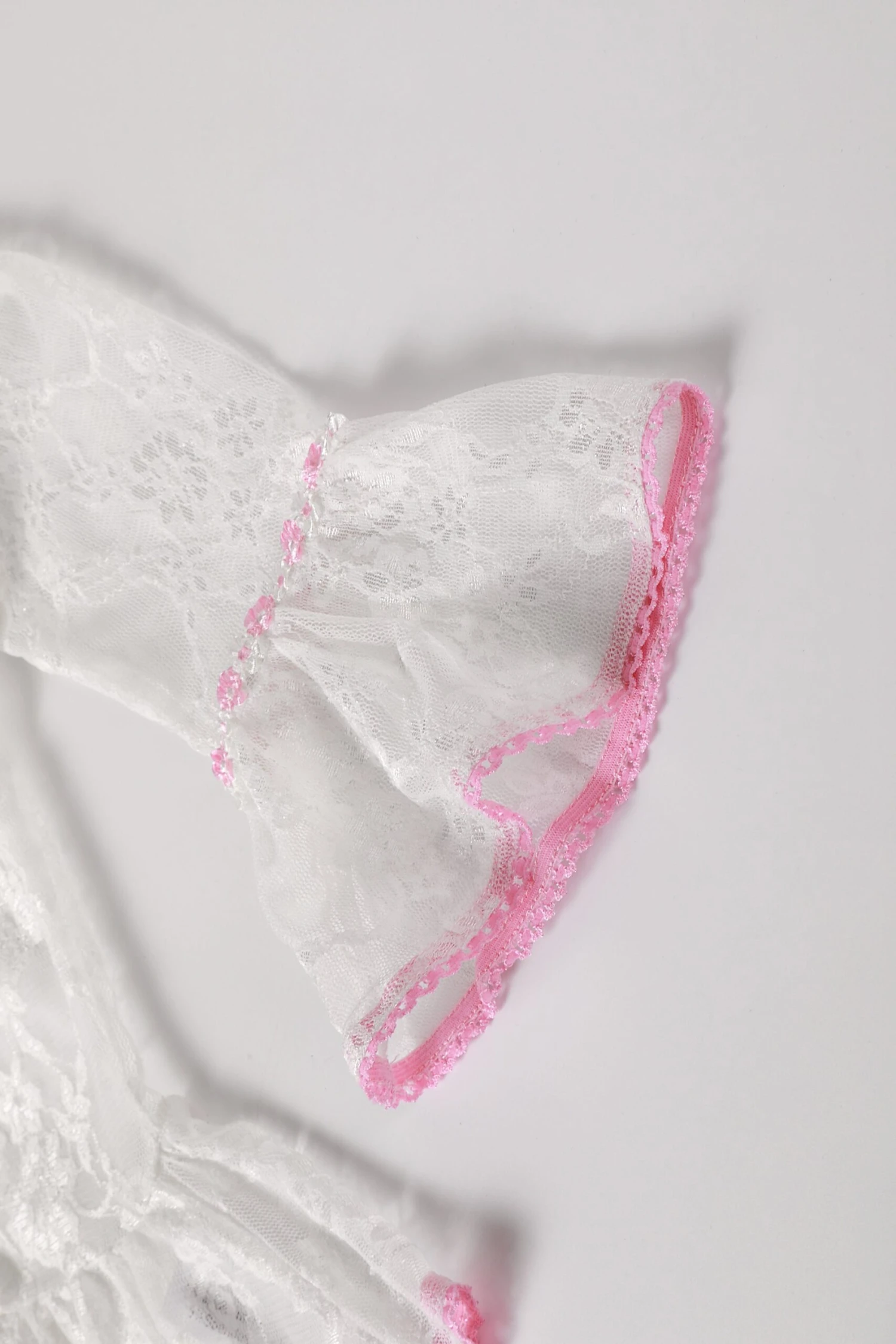 PRE-ORDER: Doll Face White Lace Babydoll Top 10 PRE-ORDER: Doll Face White Lace Babydoll Top - Image 8