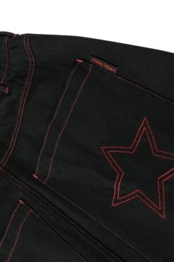 PRE-ORDER: Rave Black Denim Maxi Skirt 23 PRE-ORDER: Rave Black Denim Maxi Skirt -TUNNEL Vision Outlet 611A2104