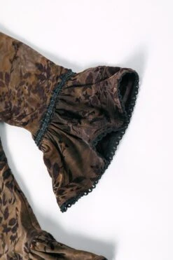 PRE-ORDER: Doll Face Velvet Flocked Babydoll Top -TUNNEL Vision Outlet 611A2111