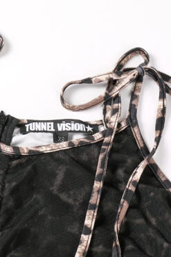 PRE-ORDER: Courtney Leopard Mesh Fairy Dress 15 PRE-ORDER: Courtney Leopard Mesh Fairy Dress -TUNNEL Vision Outlet 611A2114