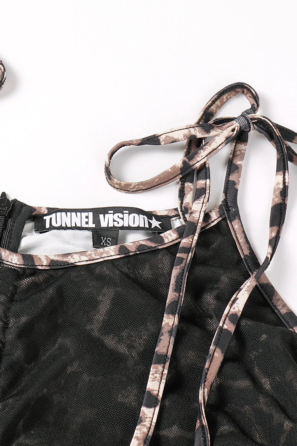 PRE-ORDER: Courtney Leopard Mesh Fairy Dress 6 PRE-ORDER: Courtney Leopard Mesh Fairy Dress - Image 4