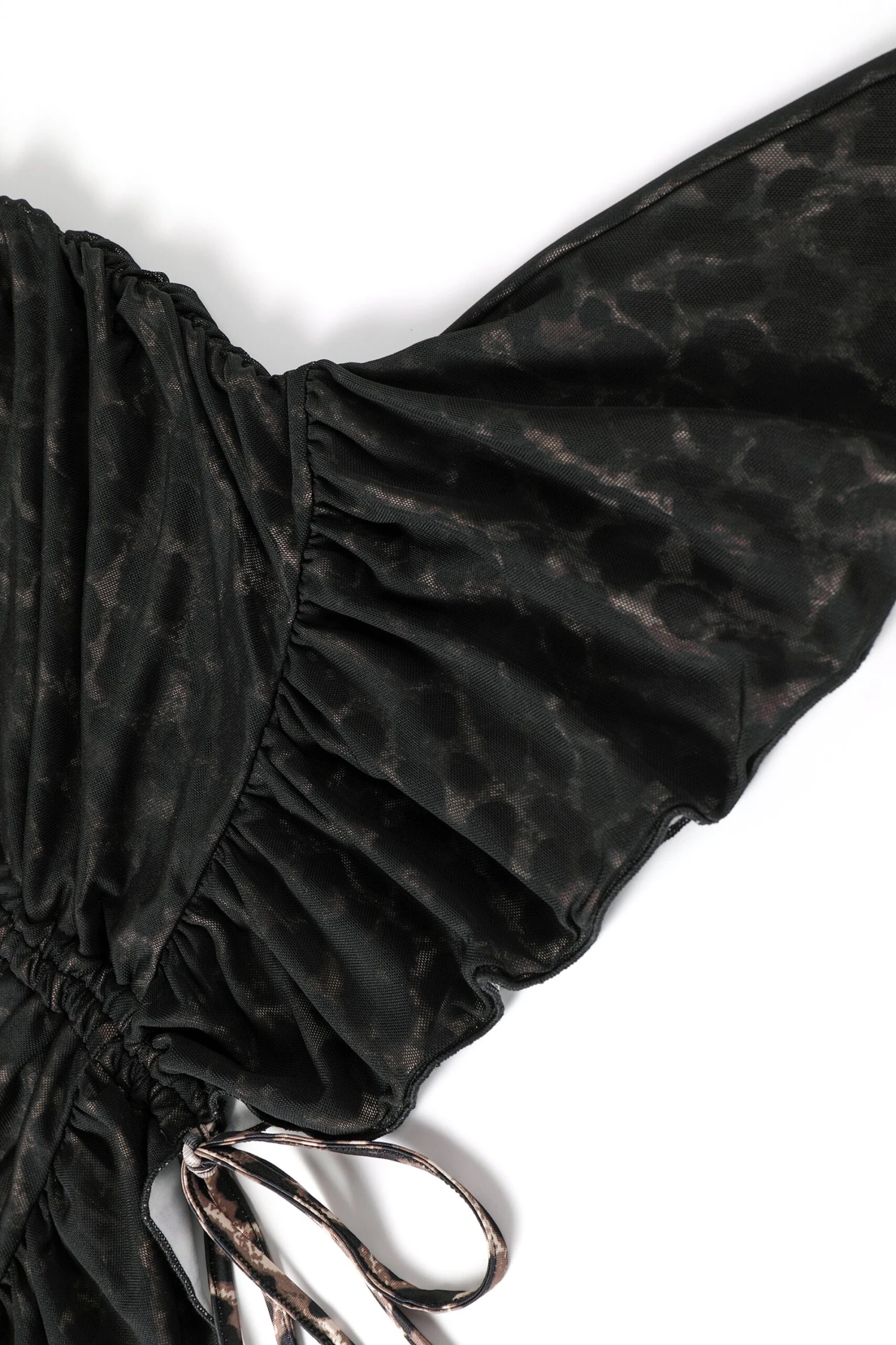 PRE-ORDER: Courtney Leopard Mesh Fairy Dress 8 PRE-ORDER: Courtney Leopard Mesh Fairy Dress - Image 6