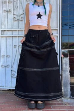 Black Carmen 5-in-1 Convertible Cargo Skirt 25 Black Carmen 5-in-1 Convertible Cargo Skirt -TUNNEL Vision Outlet BLK3 f508fb10 f12a 49f2 b38f 76d84c8f29c3